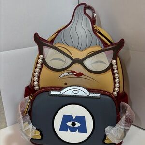 Loungefly Monsters Inc Roz Character Backpack New w/tags